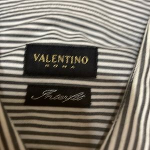 VALENTINO striped shirt size 17 / Large